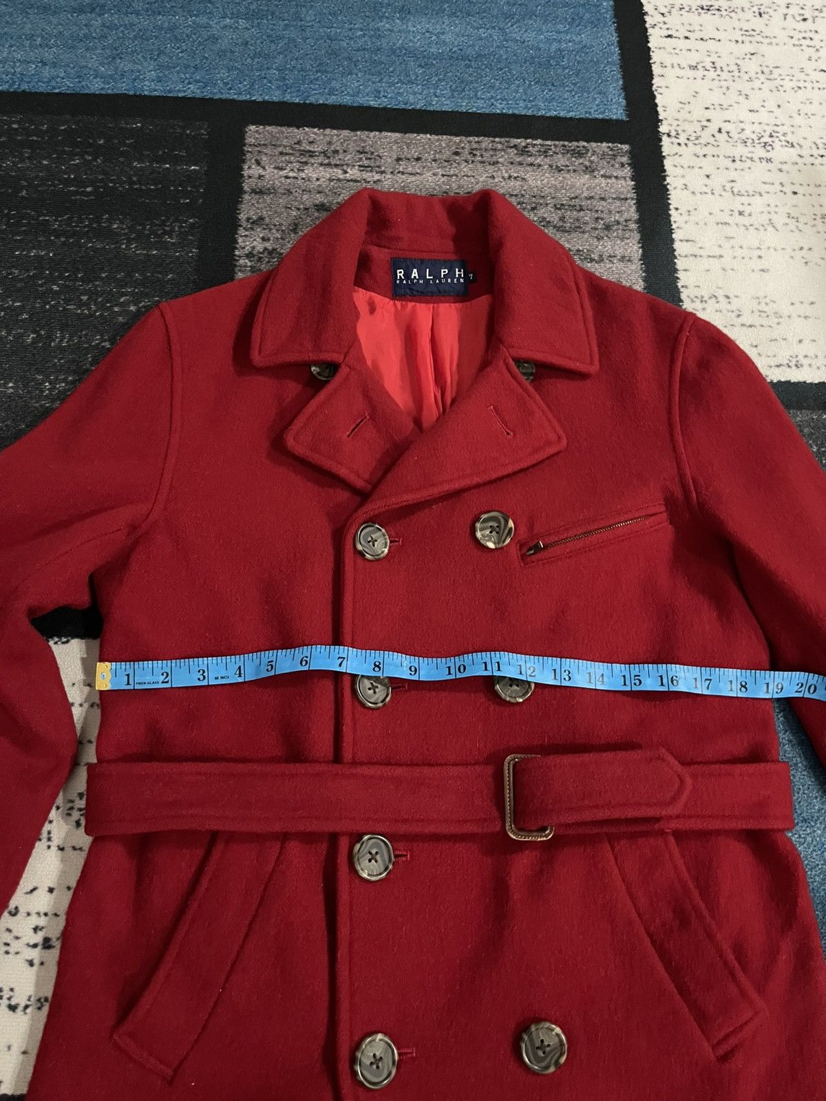 Lauren Ralph Lauren × Ralph Lauren Lauren Ralph Lauren Trench Coat Wool Jacket Size M / US 6-8 / IT 42-44 - 10 Thumbnail