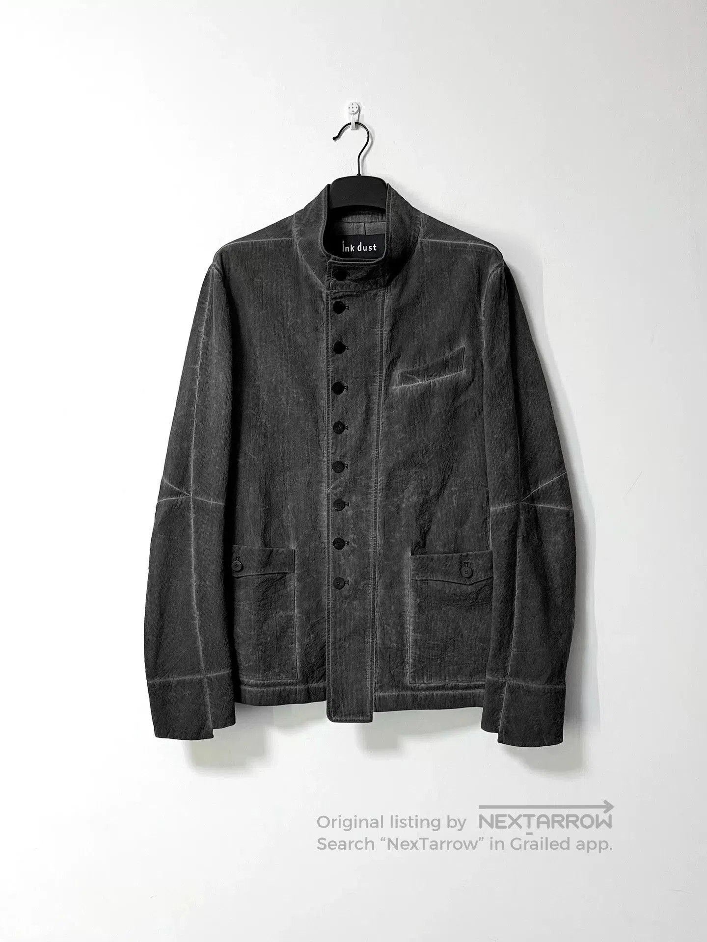 Japanese Brand Ink Dust Layered Collar Jacket. Size US L / EU 52-54 / 3 - 1 Thumbnail
