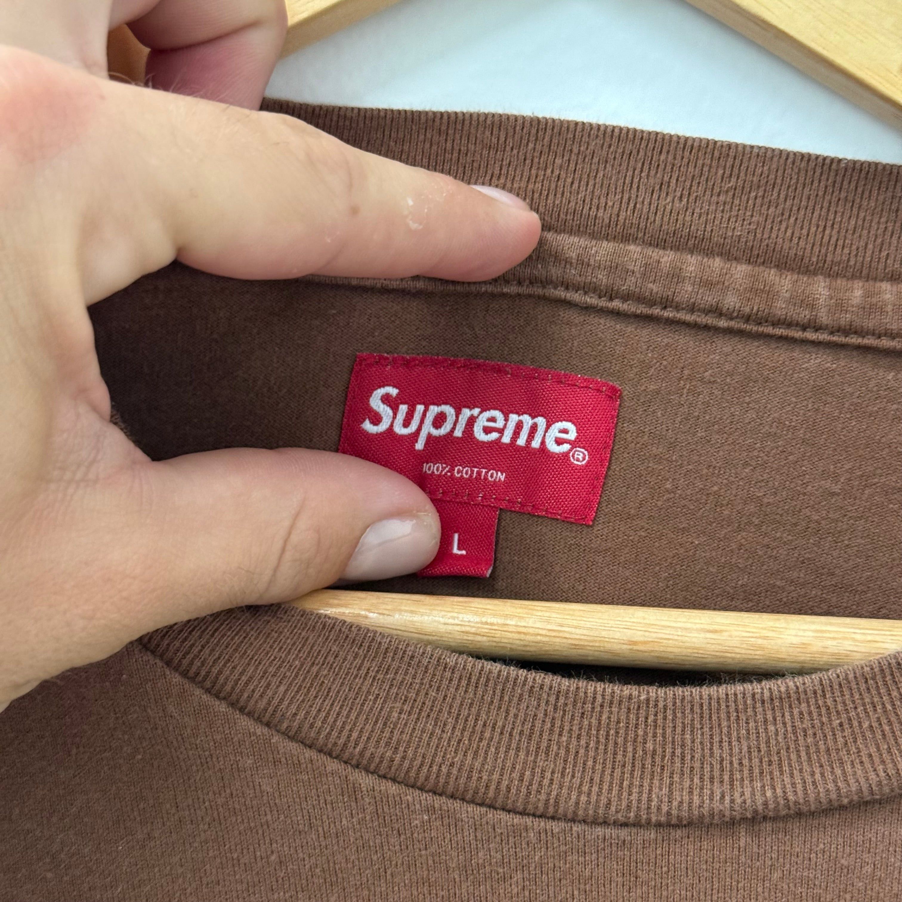 Supreme Supreme Brown Mini Box Logo Longsleeve Shirt - Size L Size US L / EU 52-54 / 3 - 6 Thumbnail