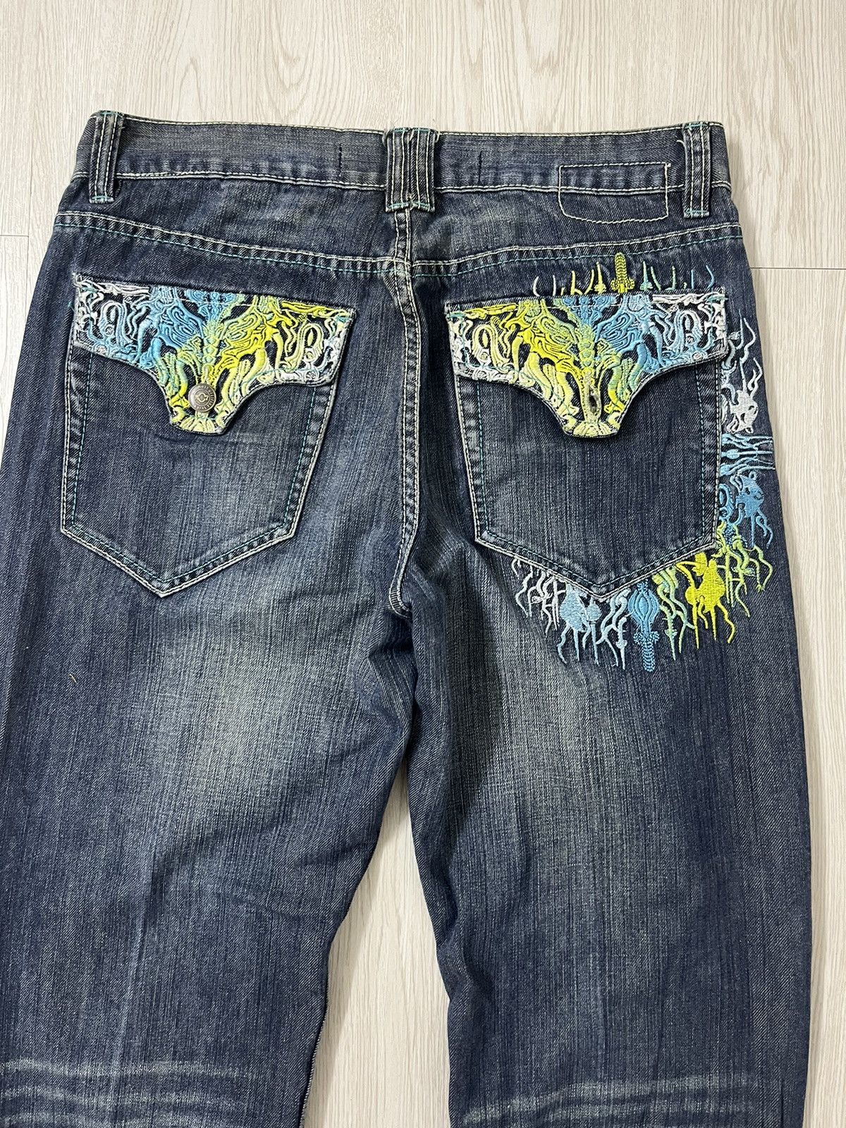 Ecko Unltd. × JNCO Vintage Y2K Most official Seven Jeans Size US 34 / EU 50 - 2 Thumbnail