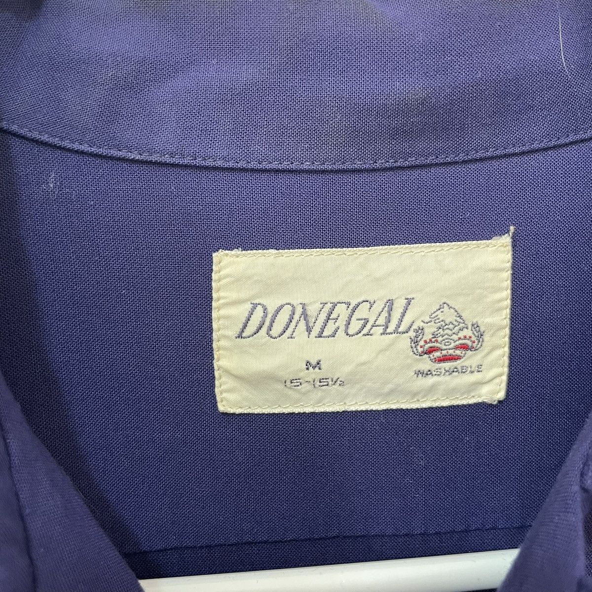 Vintage 1950s Donegal Chainstitch Work Shirt Size US M / EU 48-50 / 2 - 3 Thumbnail