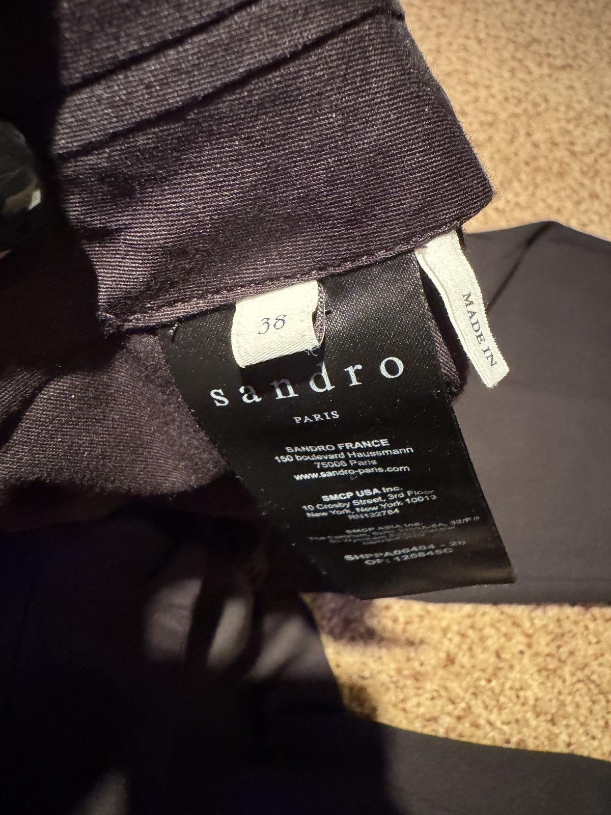 Sandro Sandro Paris Black Dress Slacks Size US 30 / EU 46 - 3 Thumbnail