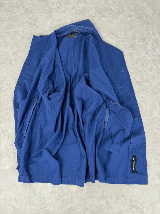 Yohji Yamamoto 2000s Yohi Yamamoto Y’s Blue Japan Worker Long Jacket Size US S / EU 44-46 / 1 - 7 Thumbnail