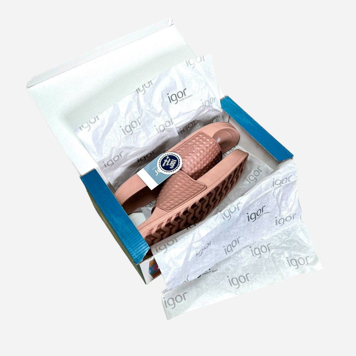 Other Igor Rosa Dusty Pink Beach Cloud Women’s Slides sz 7.5 Size US 7.5 / IT 37.5 - 2 Thumbnail