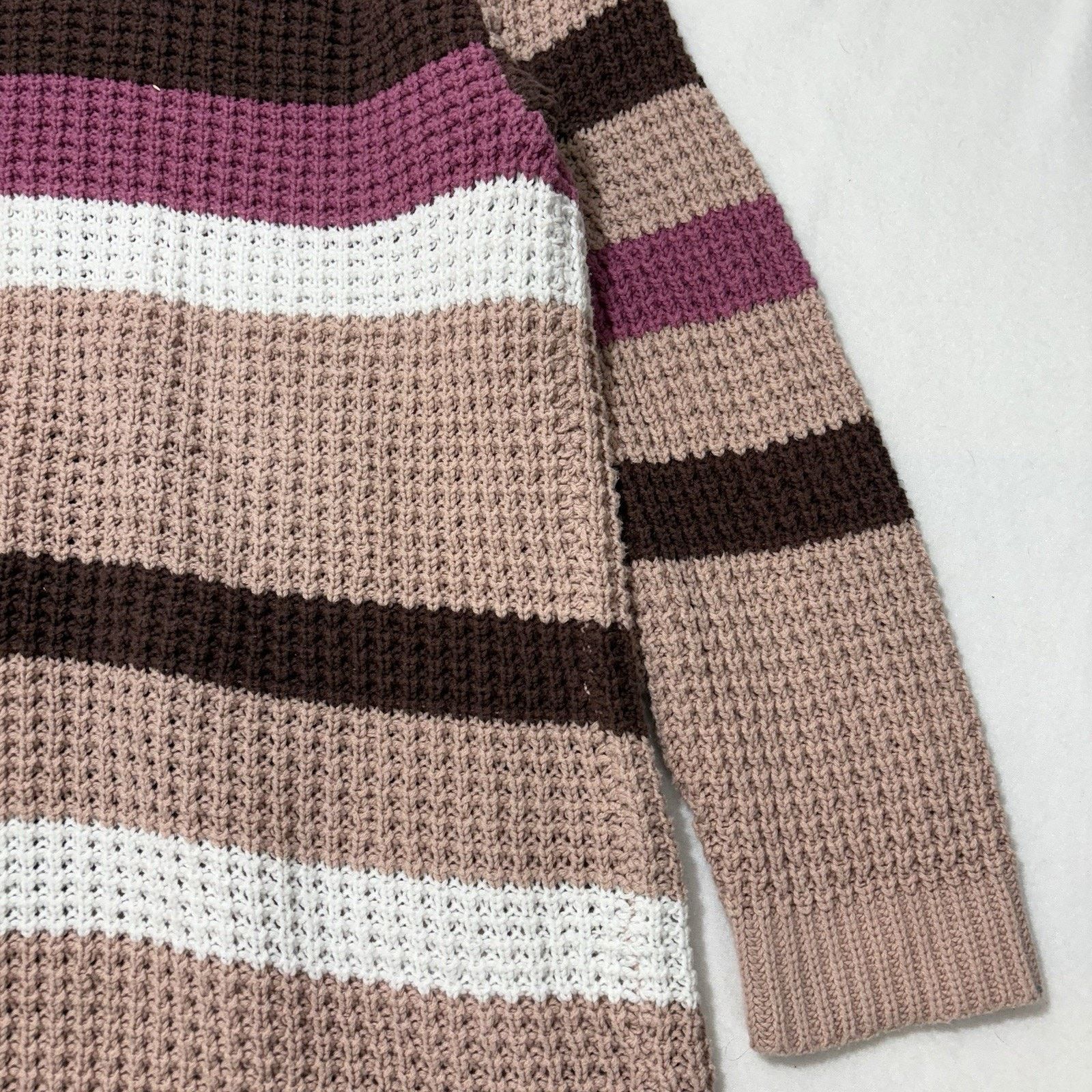 Other Torrid 1X Boyfriend Cardigan Open Front Sweater Pink Striped Size XL / US 12-14 / IT 48-50 - 13 Thumbnail