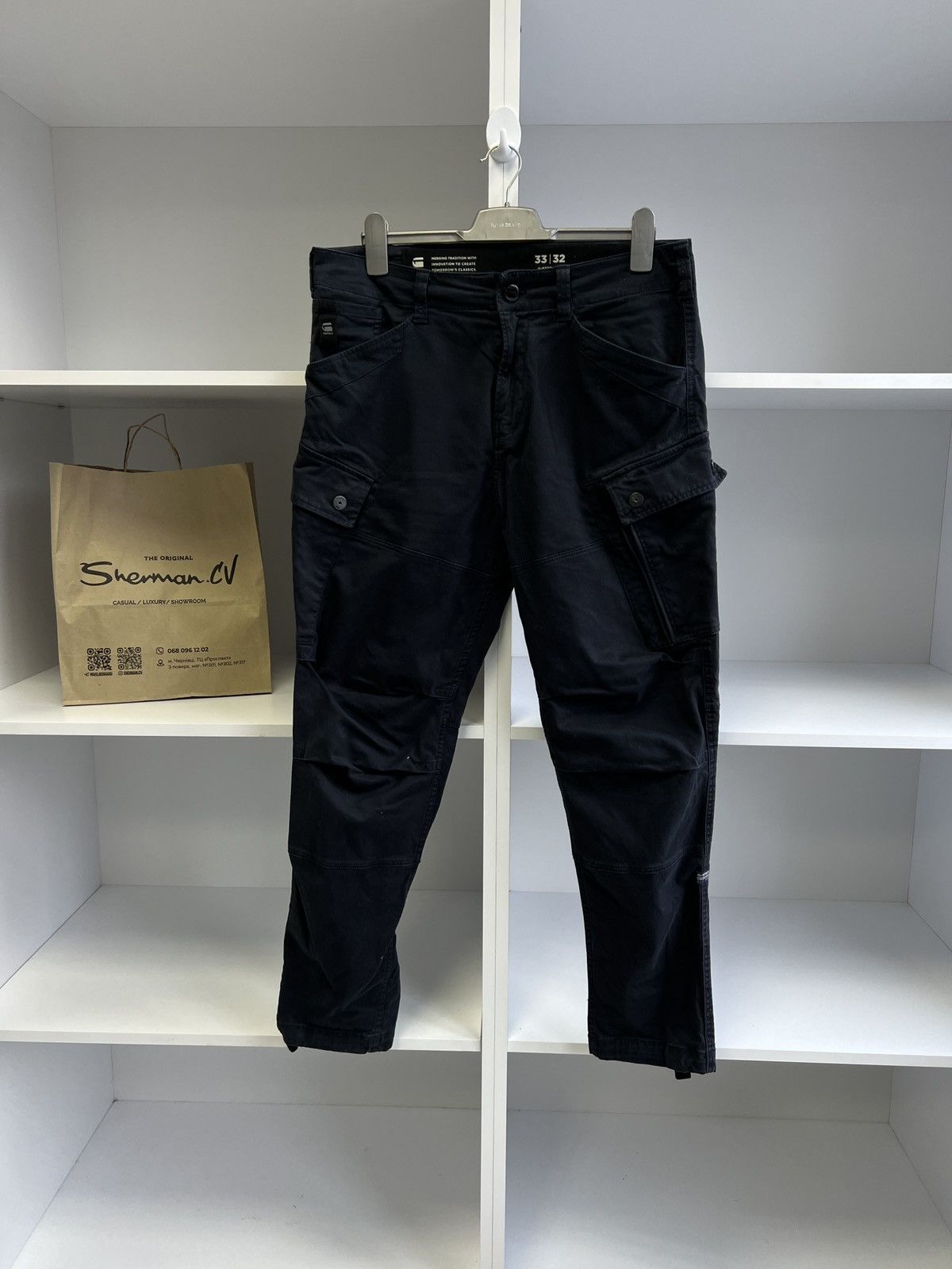 G-Star × Vintage Vintage G-Star Raw multi pocket pants Size US 33 - 1 Thumbnail