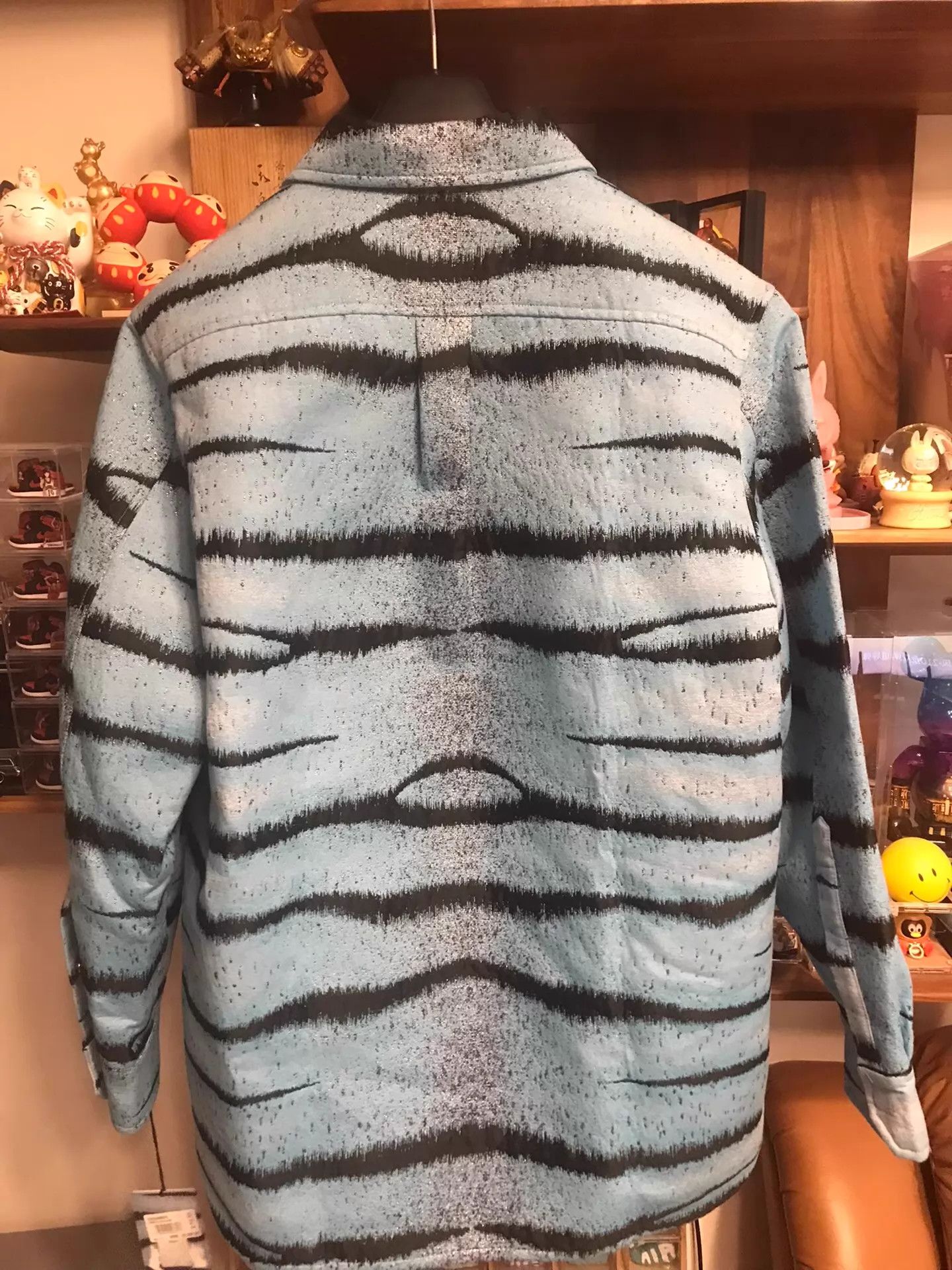 Valentino Valentino SS Tiger-Stripe Gradient-Washed Unisex 48 Jacket Size US M / EU 48-50 / 2 - 2 Thumbnail