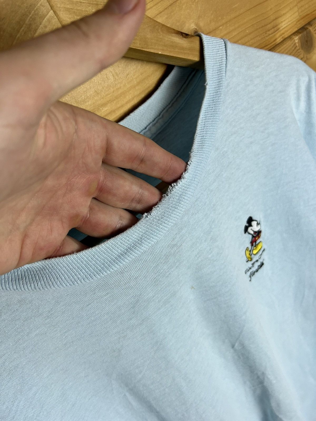 Disney Vintage 80s Disney Mickey Mouse single stitch t shirt Size US XXL / EU 58 / 5 - 6 Thumbnail