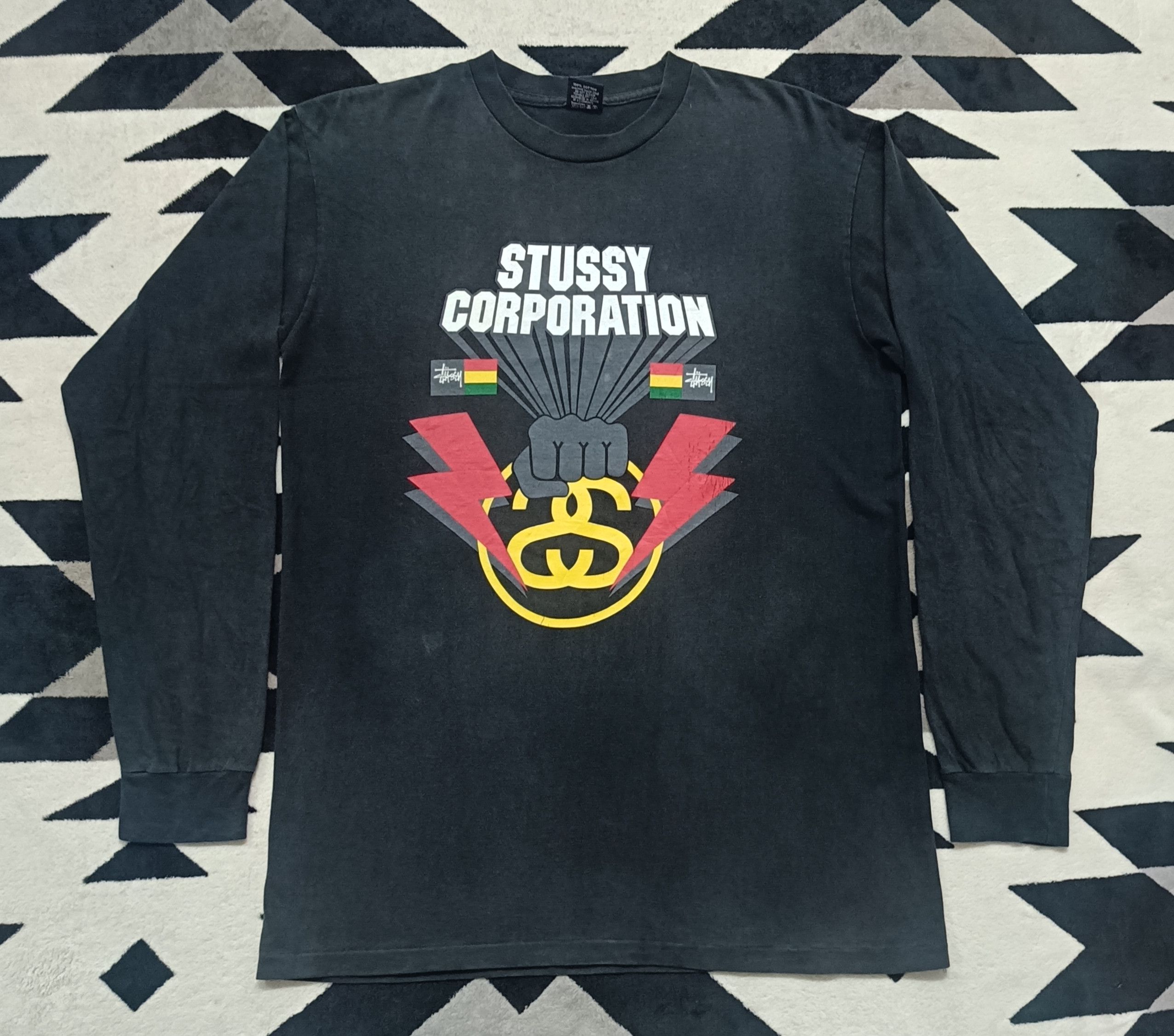 Stussy 🔥🔥Rare Vintage 90s Stussy Resist Long Sleeve Tee Size US XL / EU 56 / 4 - 3 Thumbnail