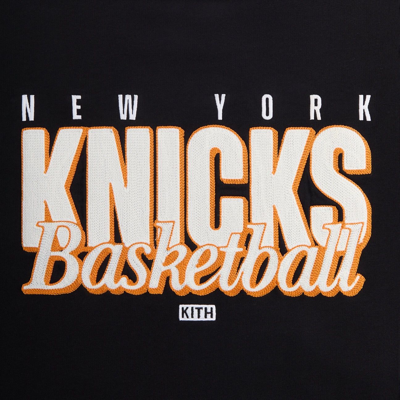 Kith Kith for the NY Knicks Classic Vintage Nelson Crewneck Black Size US XL / EU 56 / 4 - 3 Thumbnail
