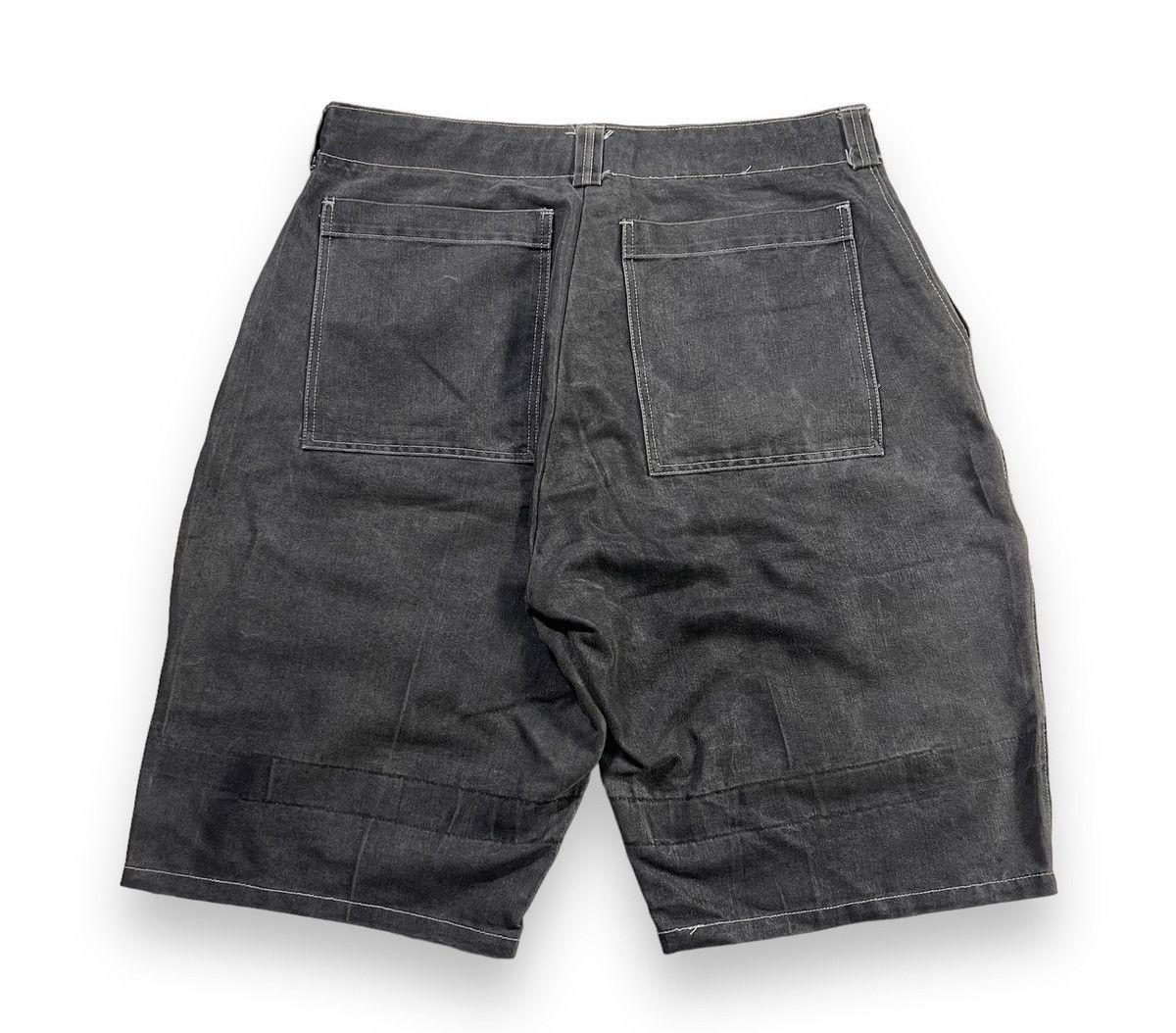 Marithe + Francois Girbaud Fades!! Girbaud Baggy 90s Cargo Denim Jorts Pant Size US 38 / EU 54 - 2 Thumbnail