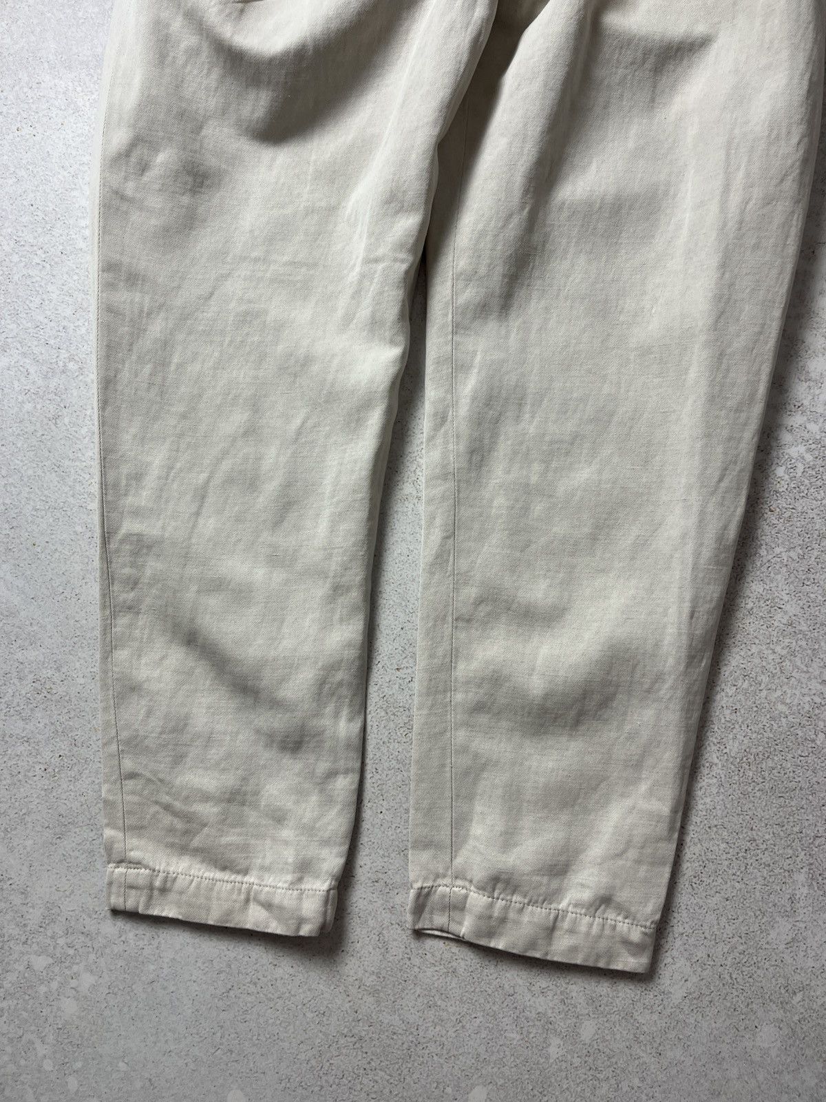 Iro Iro Women's Yila Cotton-Linen Tapered High-Rise Pants Size 26" / US 2 / IT 38 - 2 Thumbnail