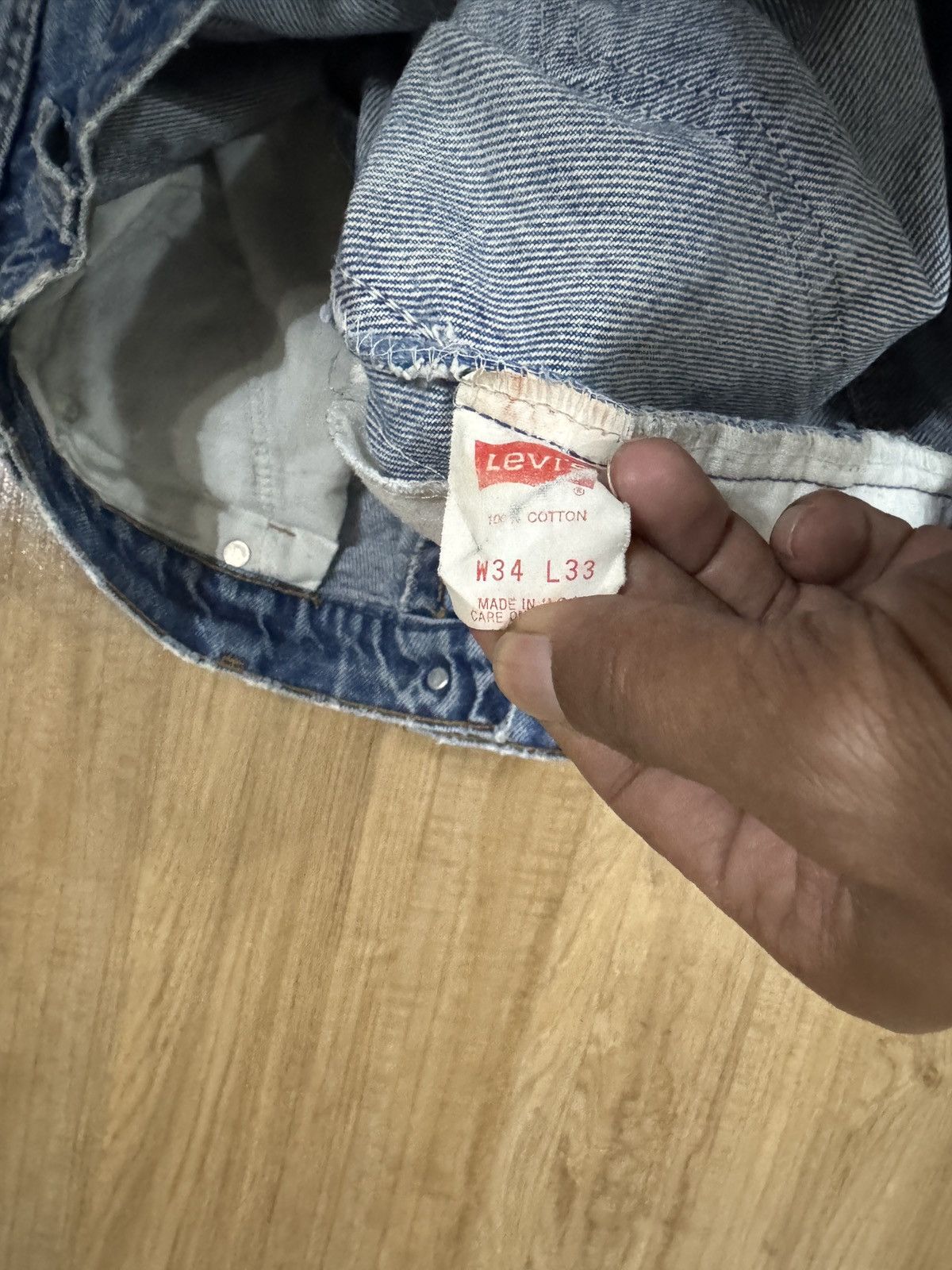 Levi's × Vintage Vintage Levis 505 Jeans Size US 33 - 3 Thumbnail