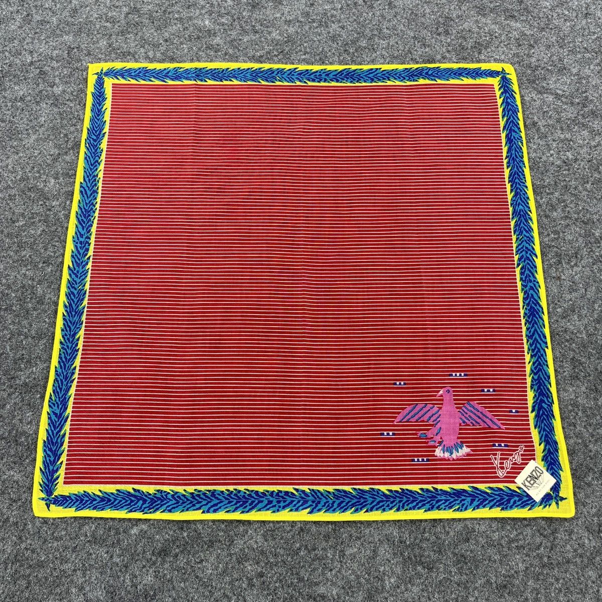 Kenzo × Vintage Kenzo Handkerchief / Bandana / Neckerchief B606 Size ONE SIZE - 1 Thumbnail