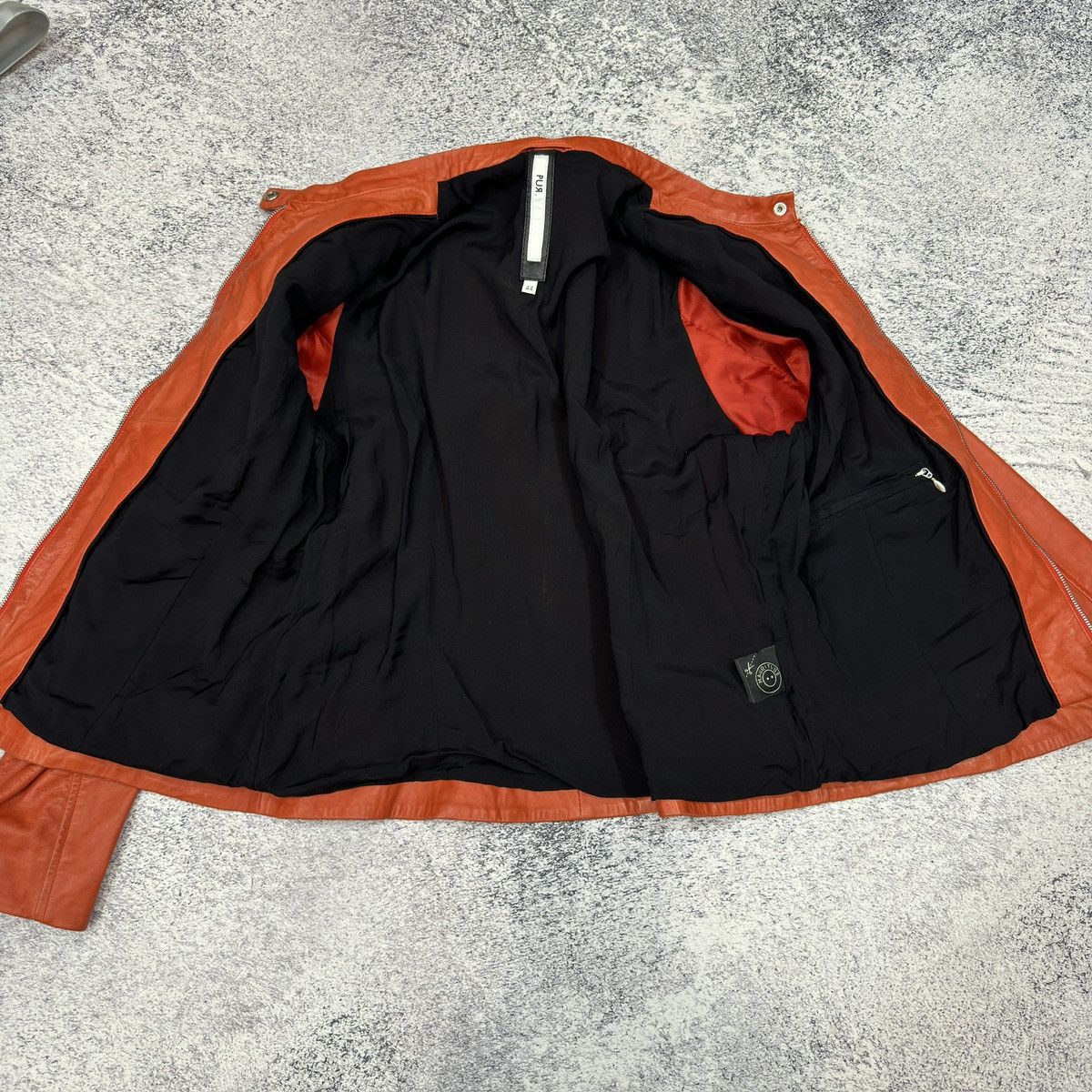 Designer Mauritius Womens Leather Jacket UK18 I48 XL Size XL / US 12-14 / IT 48-50 - 7 Thumbnail