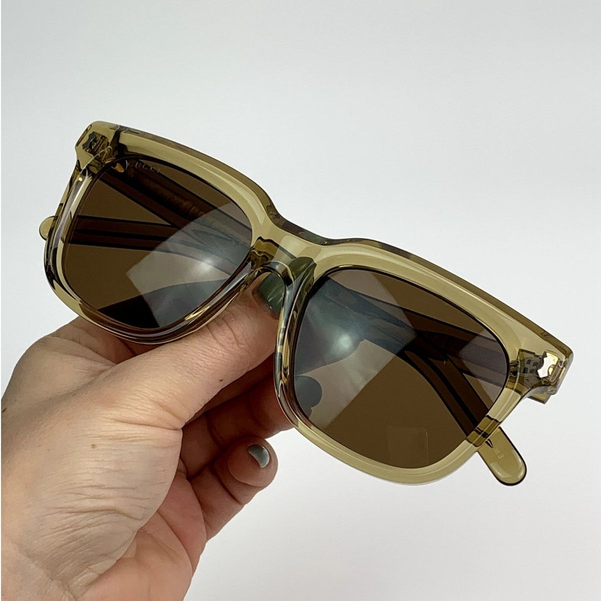 Gucci NEW Gucci Sunglasses GG1523S 004 Yellow Brown Men Authentic Size ONE SIZE - 9 Thumbnail
