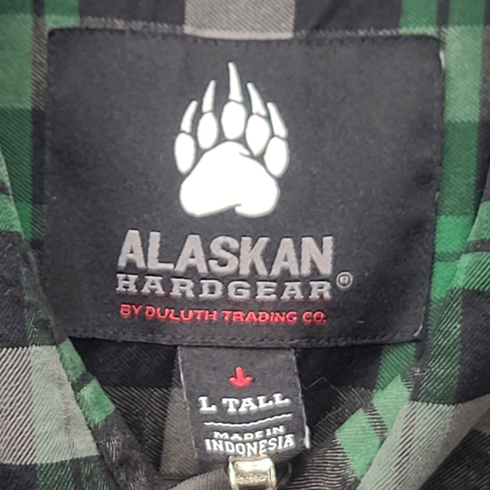 Vintage Duluth Alaskan Hardgear Shirt Mens L Tall Bore Nest Regular Fit Long Sleeve Button-Up Plaid Green Outdoors Complex Essentials Size US L / EU 52-54 / 3 - 2 Thumbnail