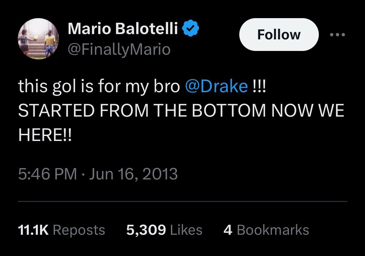 October's Very Own Rare OVO Balotelli OG Owl crewneck Size US M / EU 48-50 / 2 - 8 Thumbnail