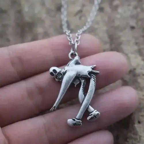 High Sport × Jewelry Ghostemane Ghost Chain Mercury Cartoon Clown Dance Necklace Size ONE SIZE - 2 Thumbnail