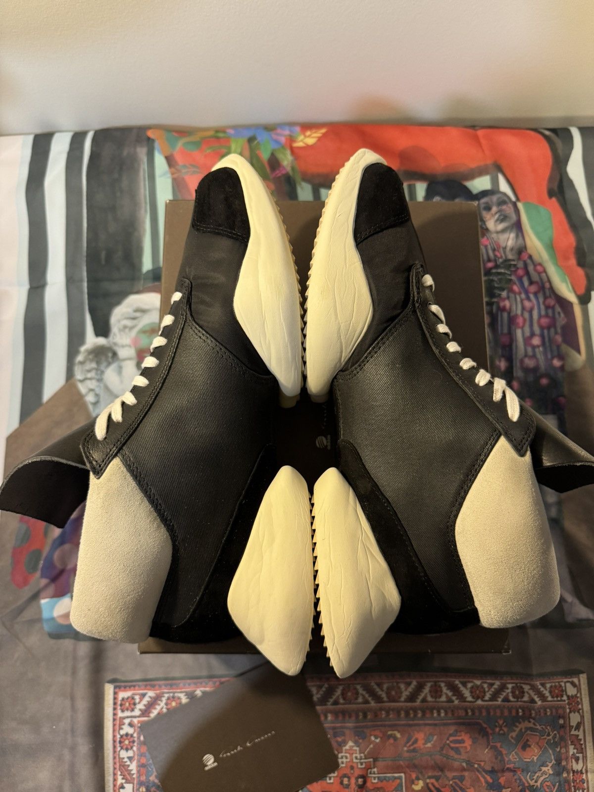 Adidas RICK OWENS X Adidas Tech RUNNER Size US 9.5 / EU 42-43 - 7 Thumbnail