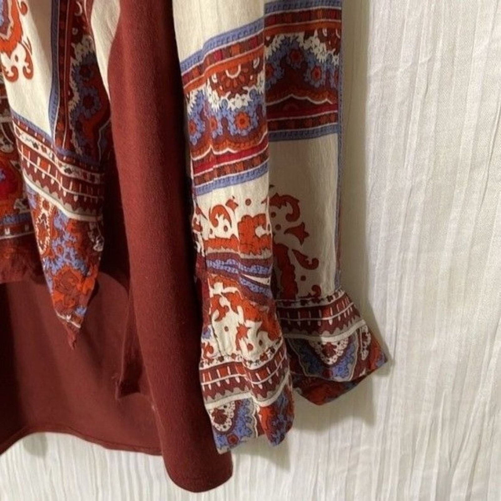 Anthropologie Anthropologie · Tiny Nahara Blouse · Rayon Split Neck Small Size S / US 4 / IT 40 - 5 Thumbnail