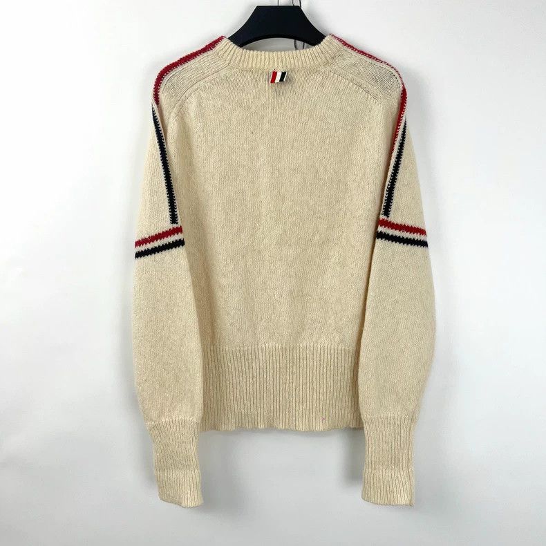 Thom Browne Thom browne Knitted sweater with arm stripe 2503-Nextarrow Size US XS / EU 42 / 0 - 2 Thumbnail