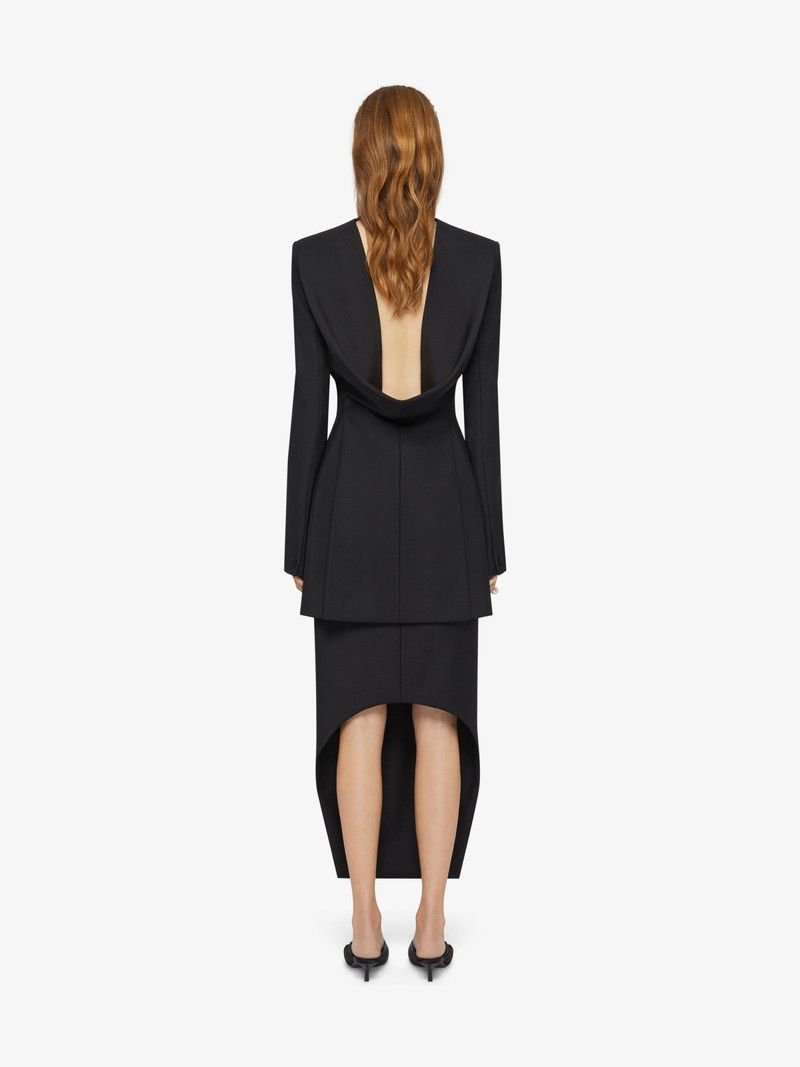 Givenchy o1w1db10326 Draped Jacket in Black Size XXS / US 00 / IT 34 - 4 Thumbnail