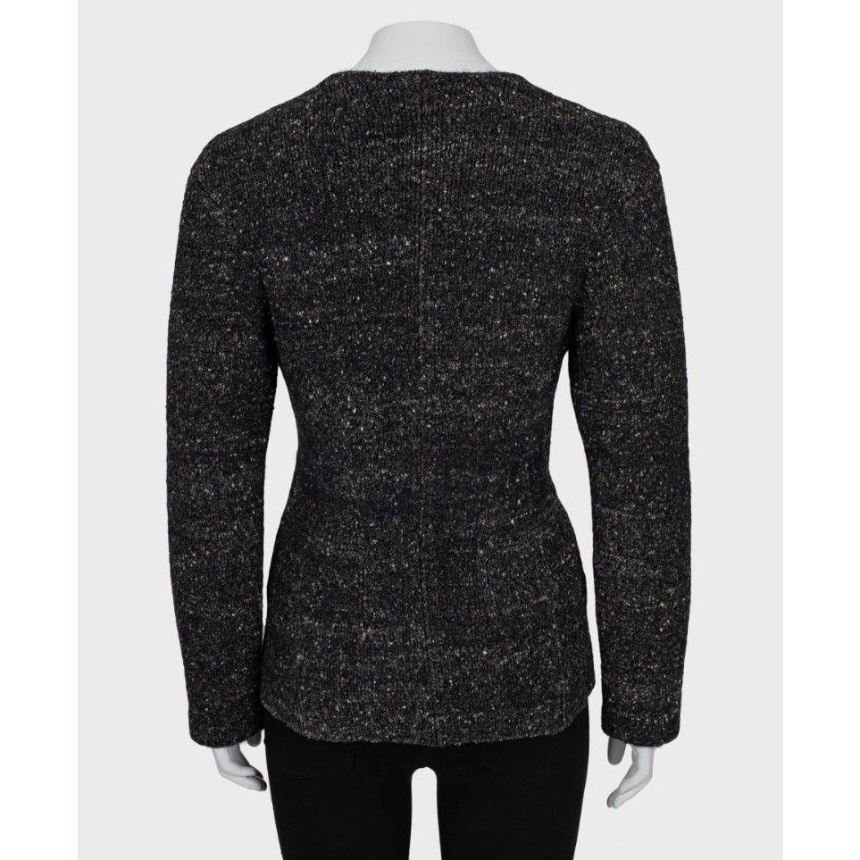 Louis Vuitton NWOT Louis Vuitton Brown Zip-Up Cardigan Jacket, Size S Size S / US 4 / IT 40 - 3 Thumbnail