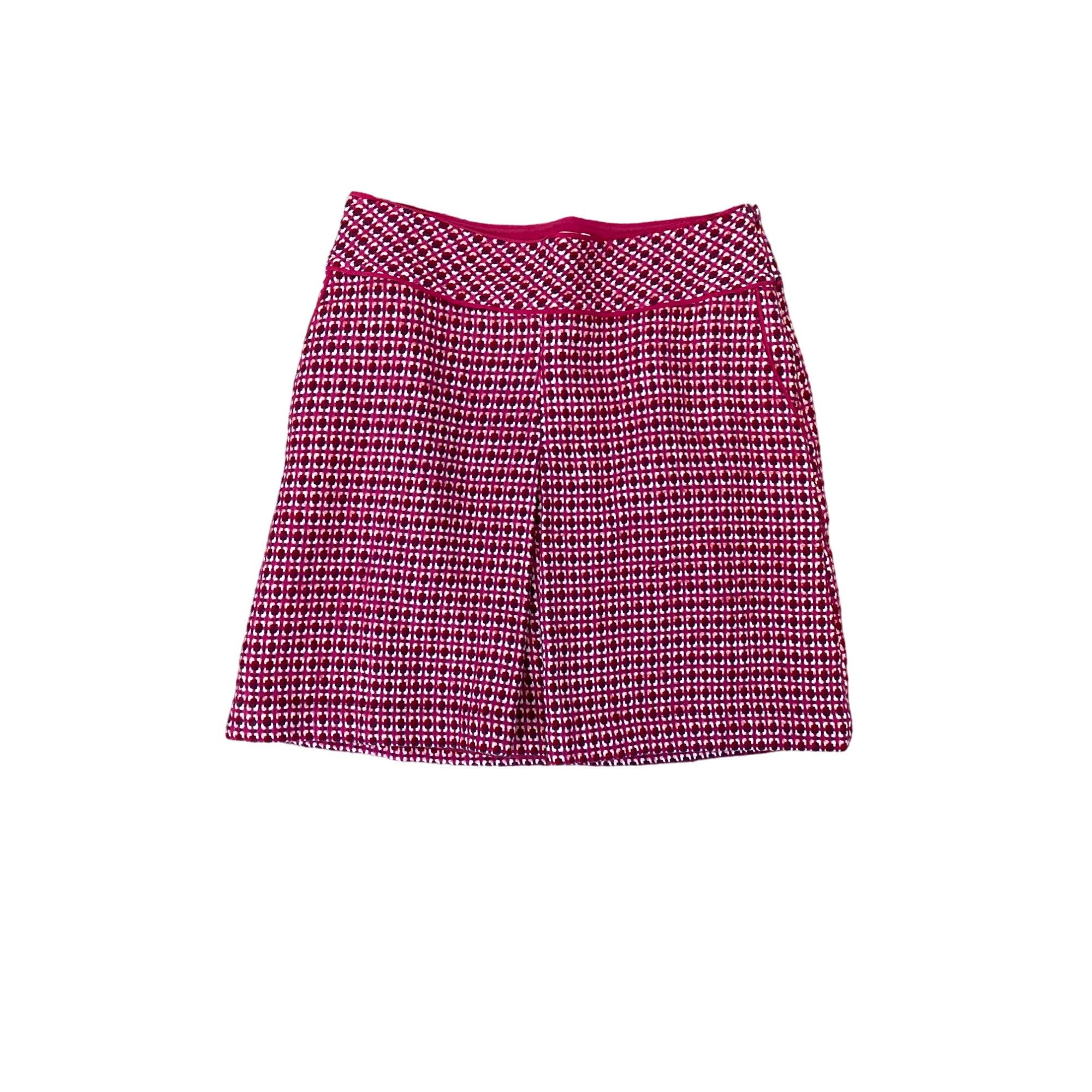 Other UK MONSOON WOMEN'S PINK TWEED SHORT A-LINE SKIRT SZ 6 Size 28" / US 6 / IT 42 - 2 Thumbnail
