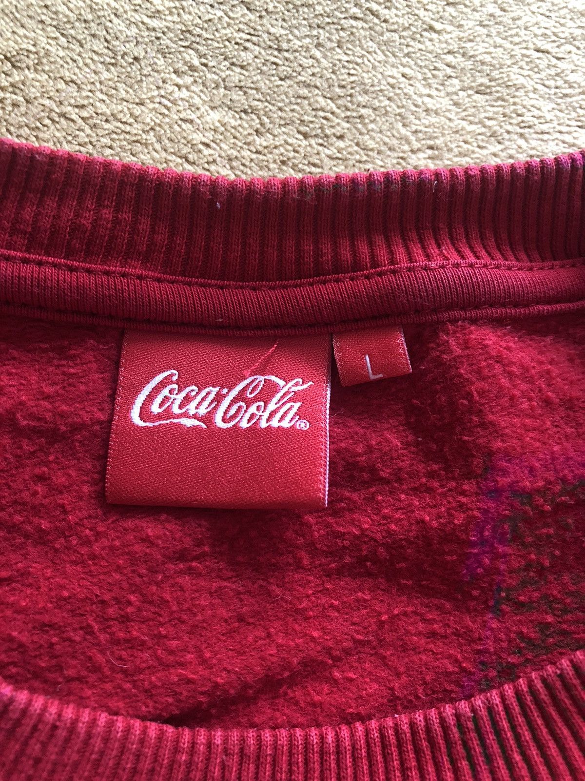 Coca Cola × Vintage RARE COCA COLA OFFICIAL CREWNECK SWEATER Size US L / EU 52-54 / 3 - 3 Thumbnail