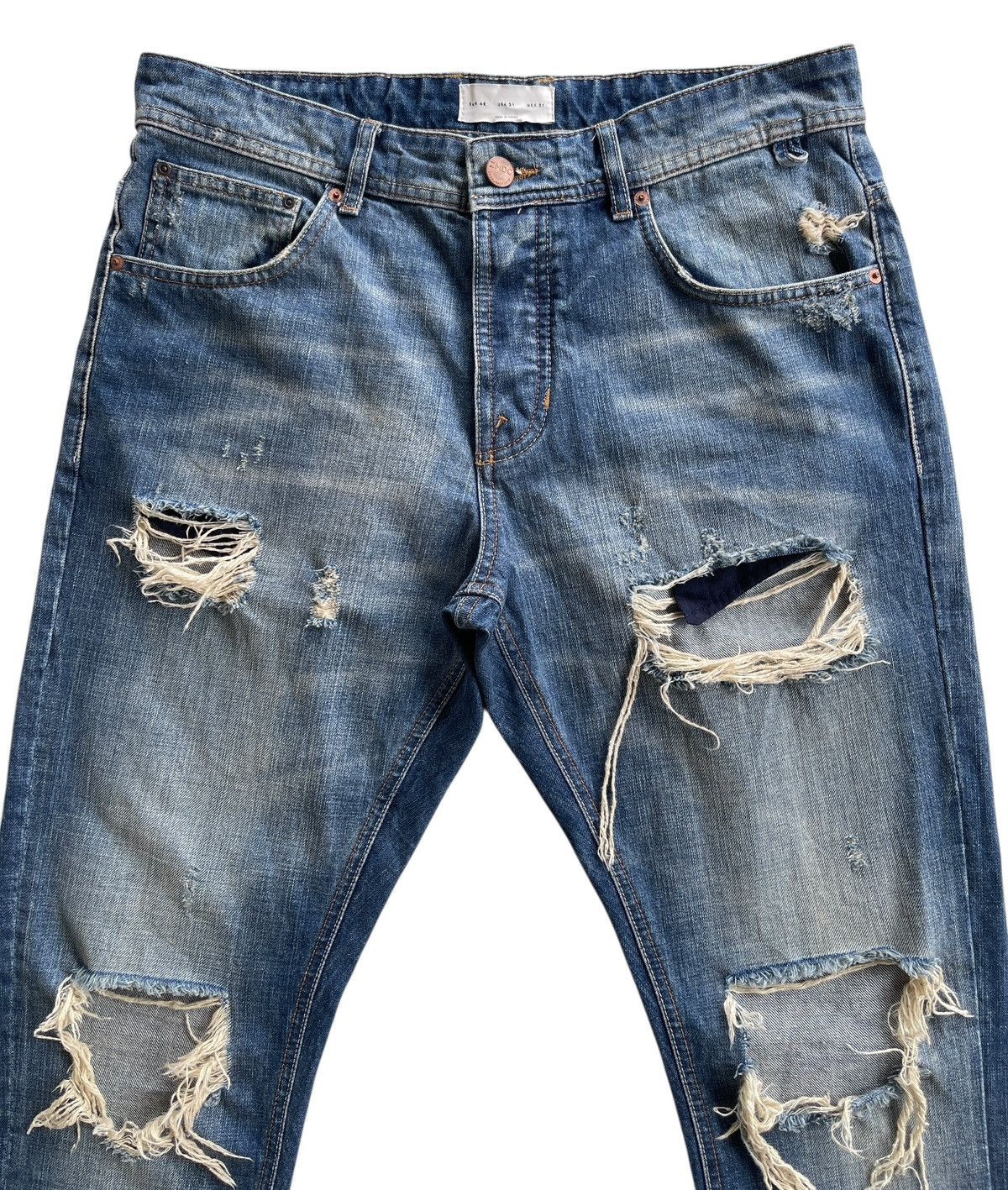 Zara Zara Man Distressed Jeans Size US 32 / EU 48 - 3 Thumbnail
