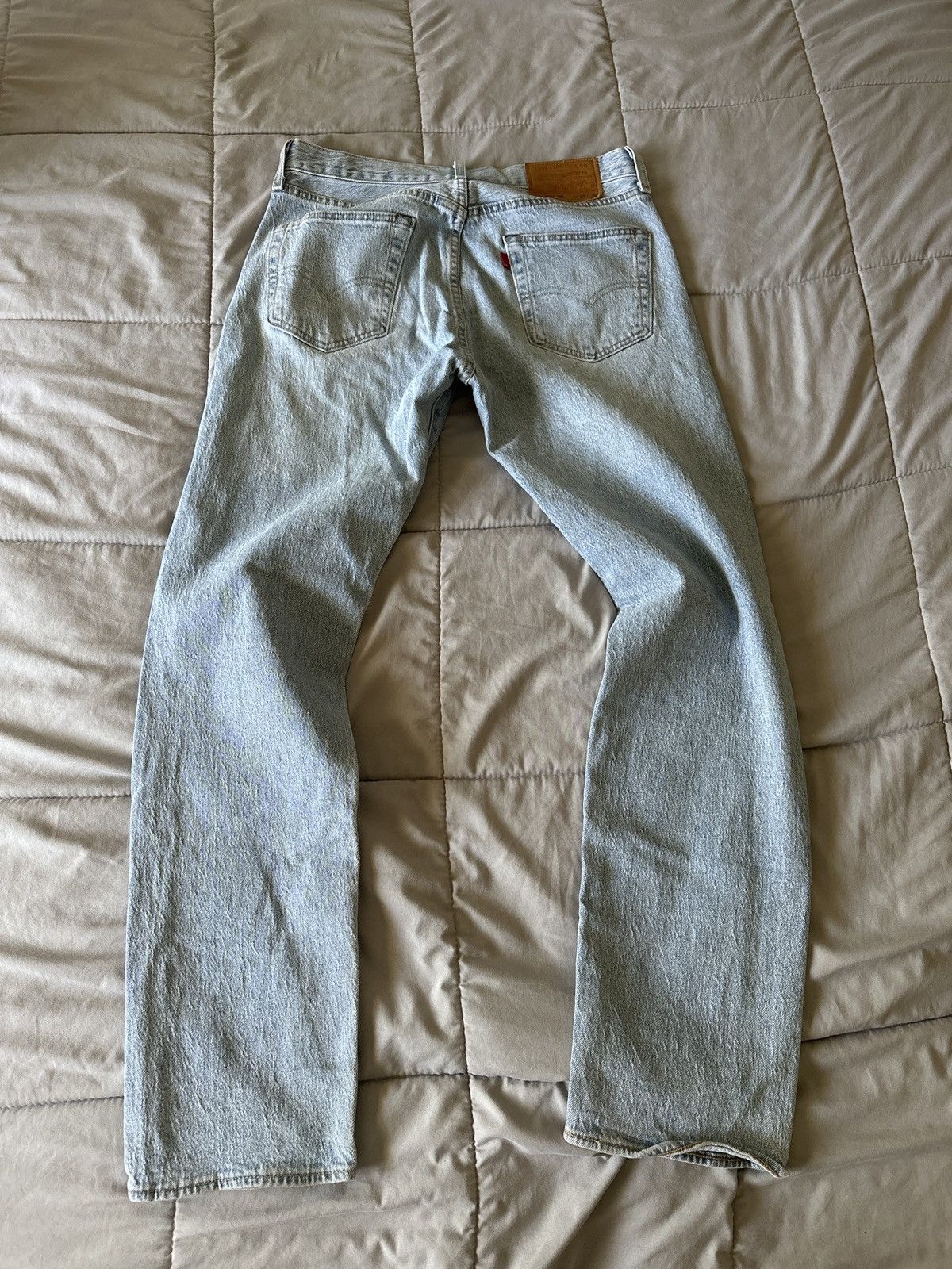 Levi's Levi 501 Light blue washed jeans Size US 30 / EU 46 - 2 Thumbnail