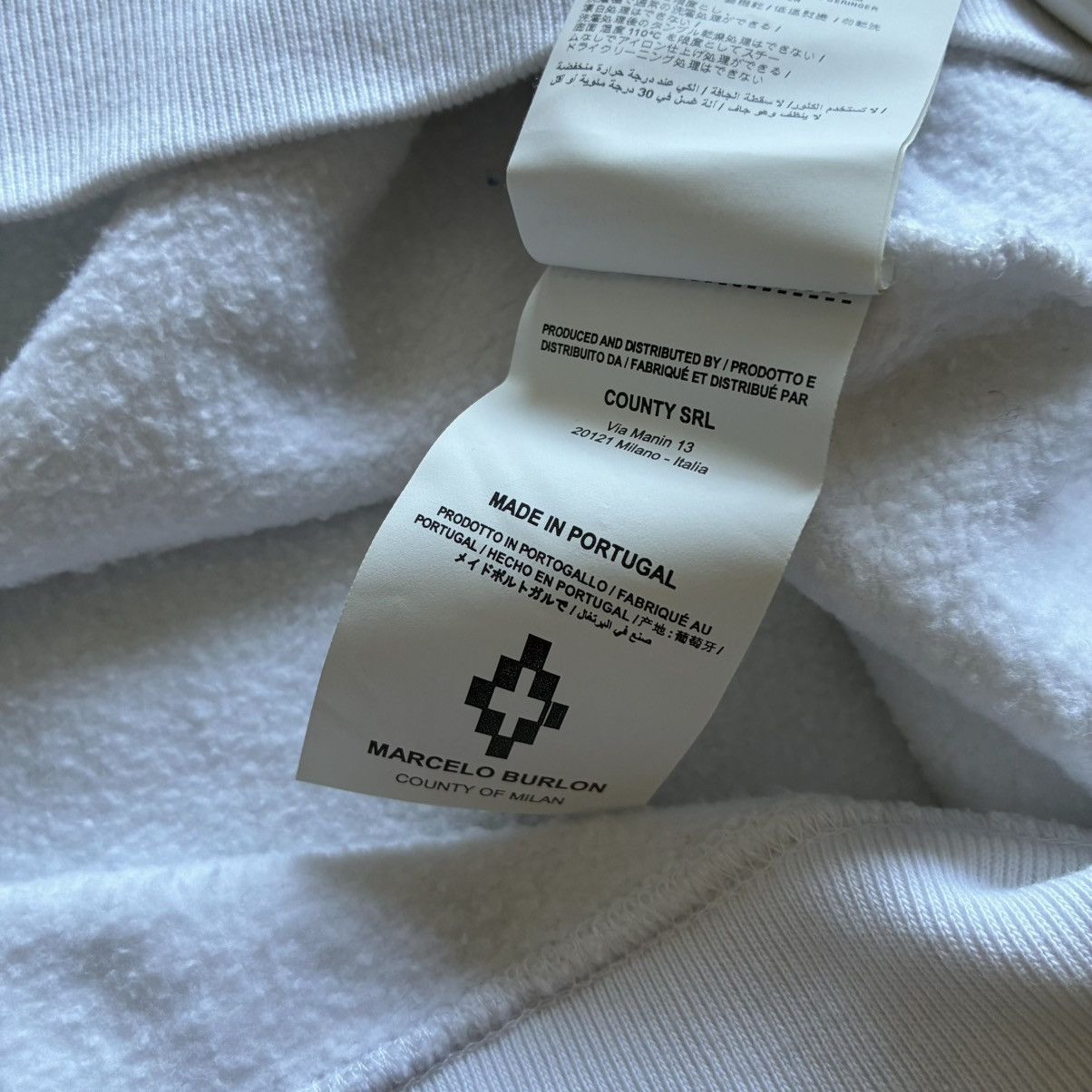 Marcelo Burlon Marcelo Burlon Country of Milan Wings White Sweatshirt Size US S / EU 44-46 / 1 - 8 Thumbnail
