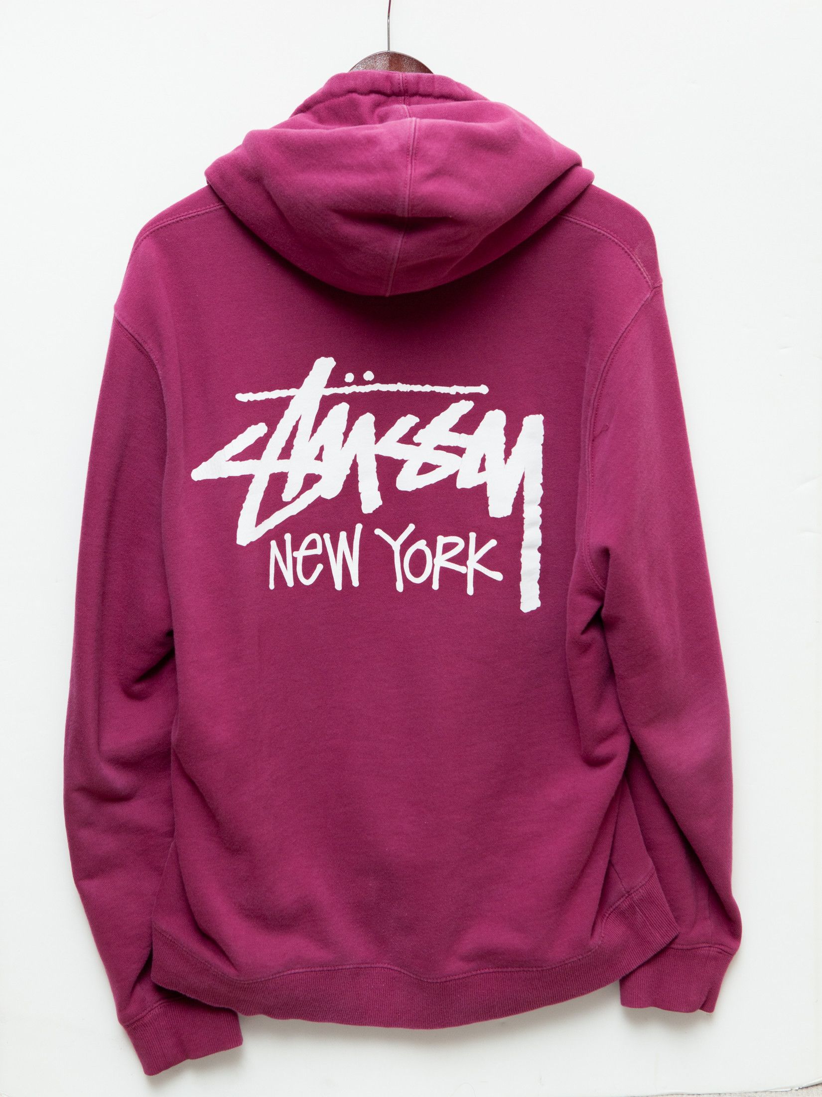 00s STUSSY NYC Skull Tour フーディー STUSSY(ステューシー) 00's world tour zip hoodie ワールド