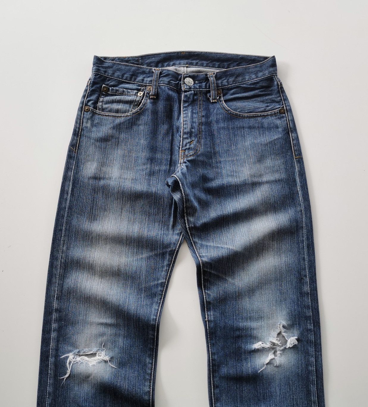 Levi's × Undercover Levis Distressed Jeans Undercover Style ( 31 x 42.5 ) Size US 31 - 3 Thumbnail