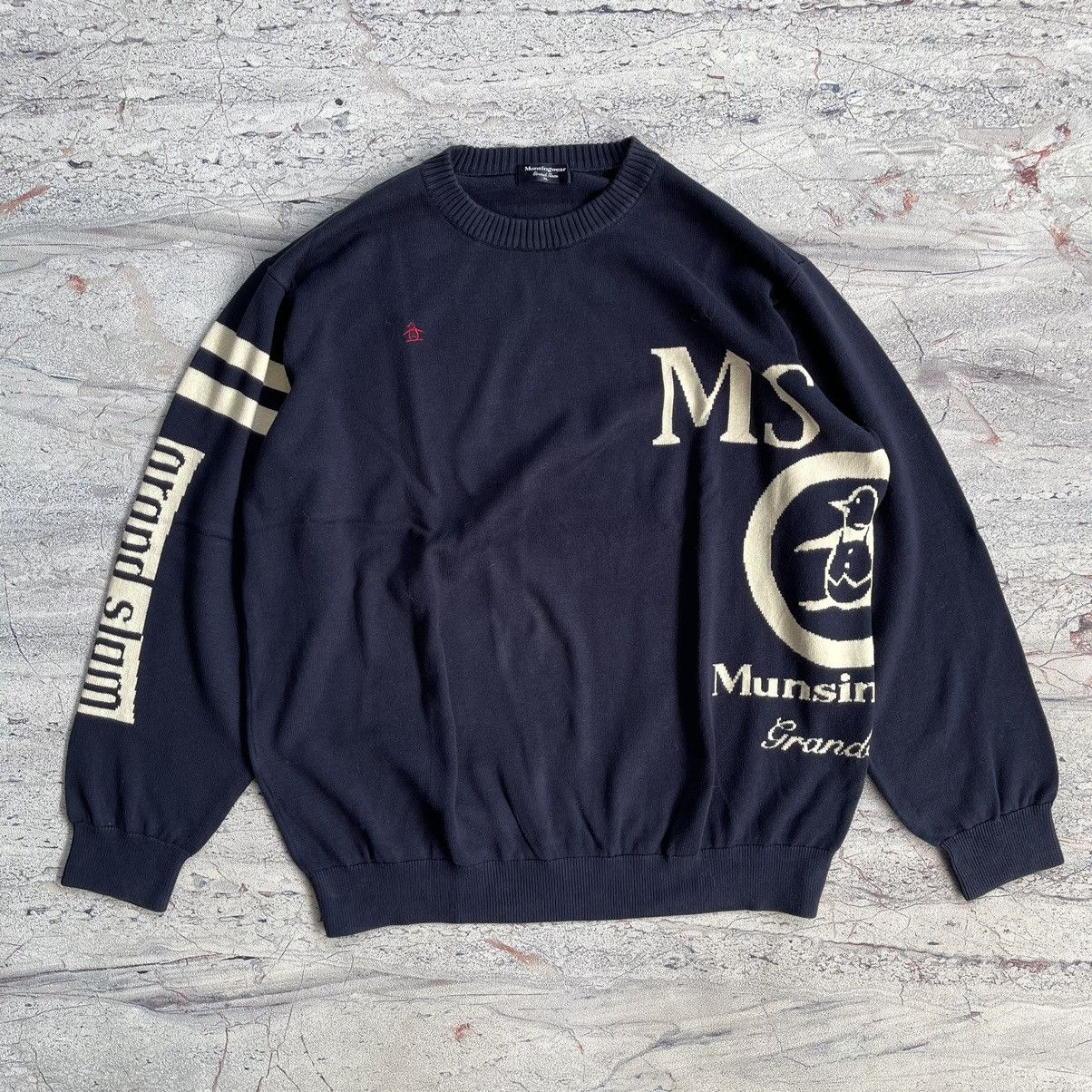 Japanese Brand Musingwear grand slam knit Size US XL / EU 56 / 4 - 1 Thumbnail