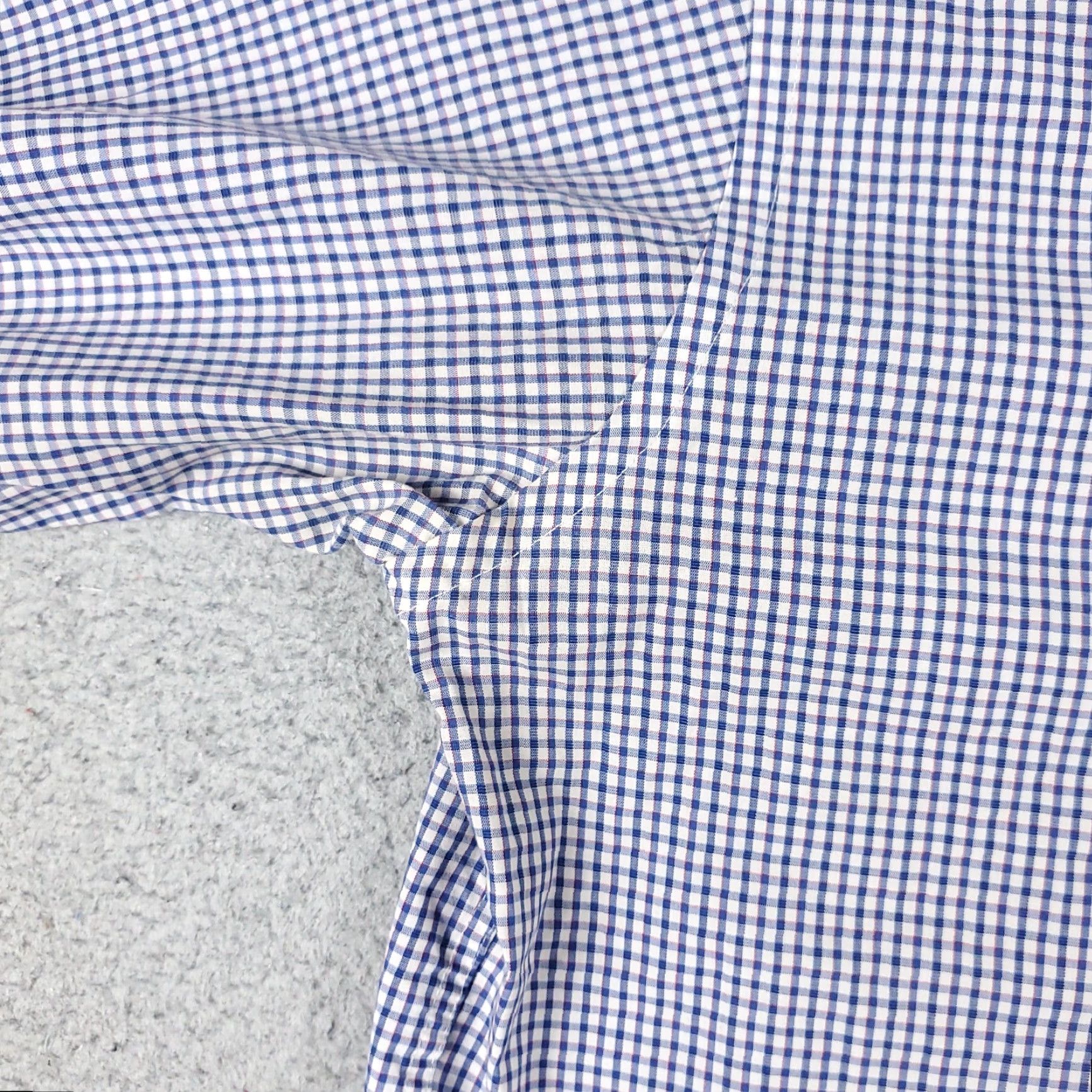 Tommy Hilfiger VINTAGE Tommy Hilfiger Shirt Mens Large Blue Check Casual Button Up Long Sleeve Size US L / EU 52-54 / 3 - 3 Thumbnail