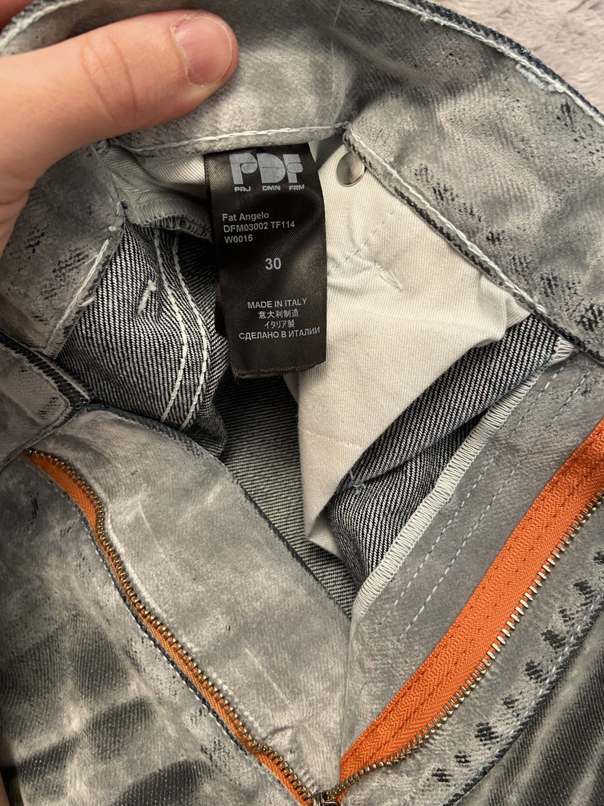 PDF PDF Channel Fat Angelo flock pant Size US 31 - 15 Thumbnail
