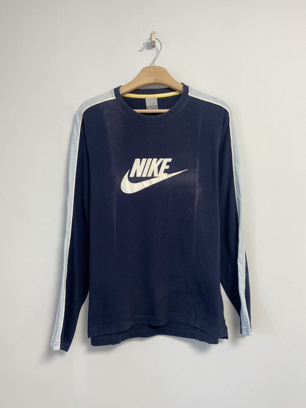 Vintage Nike Vintage Long Sleeve Big Logo 90’s Size US M / EU 48-50 / 2 - 1 Thumbnail