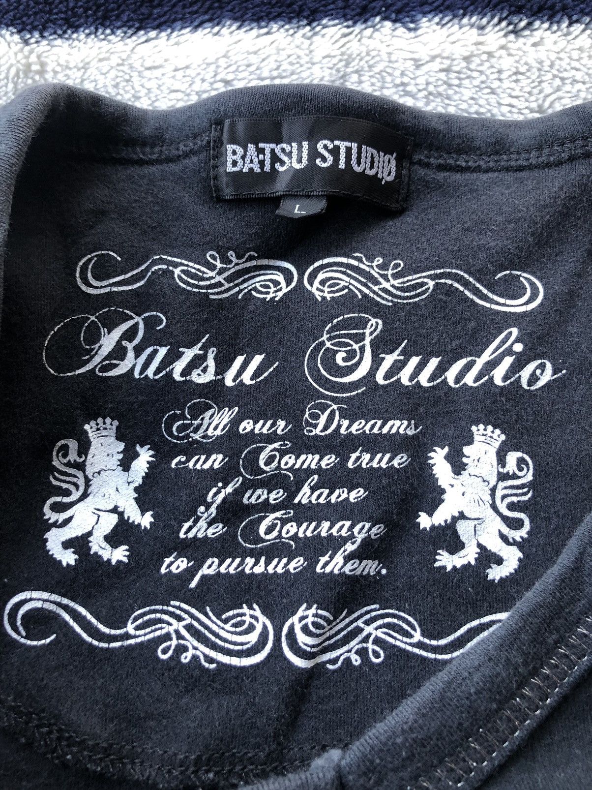 Japanese Brand Vintage Batsu Studio Skull Design Tee Size US L / EU 52-54 / 3 - 13 Thumbnail