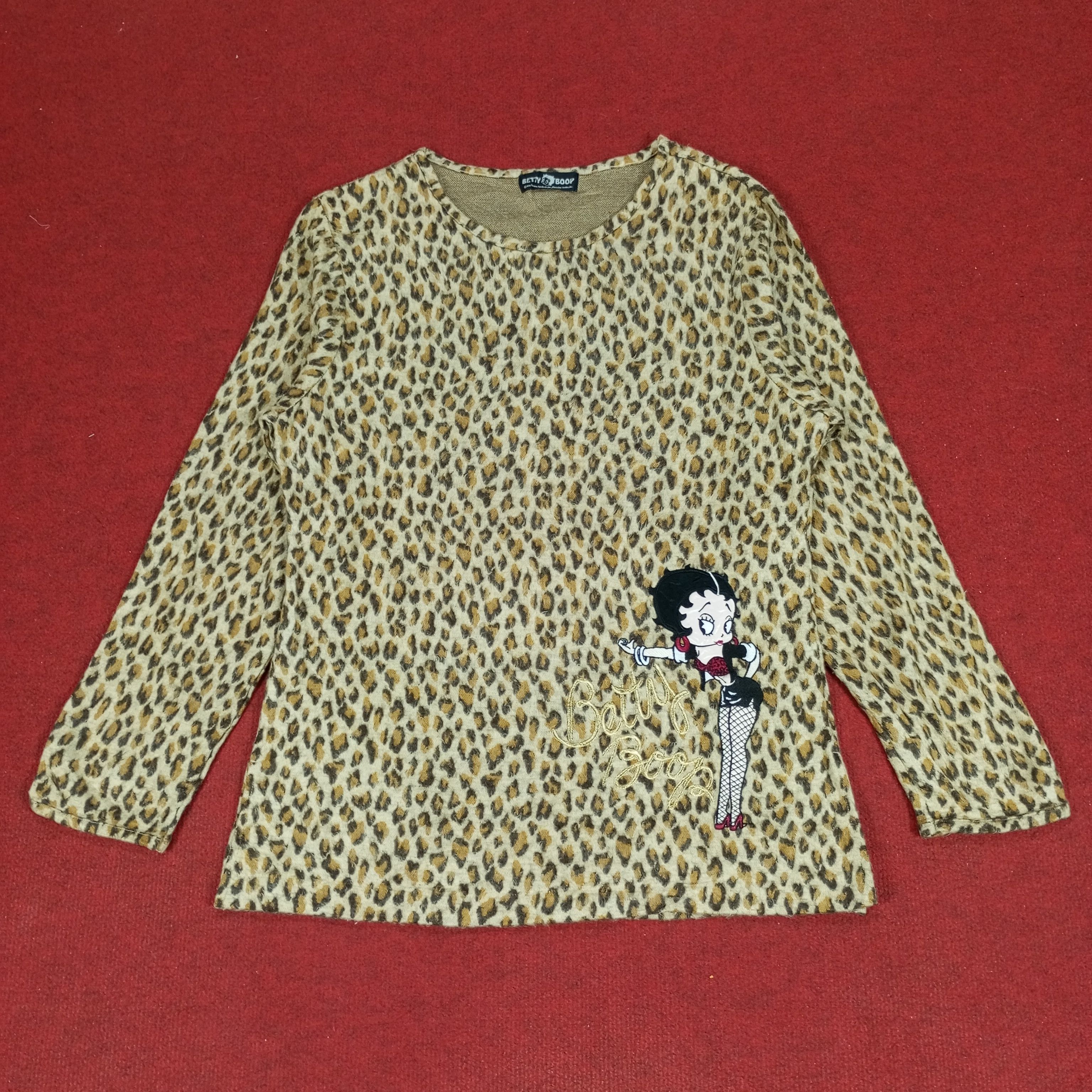 Cartoon Network × Vintage Betty Boop Cartoon Long Sleeve Tshirt Streetwear Size S / US 4 / IT 40 - 1 Thumbnail