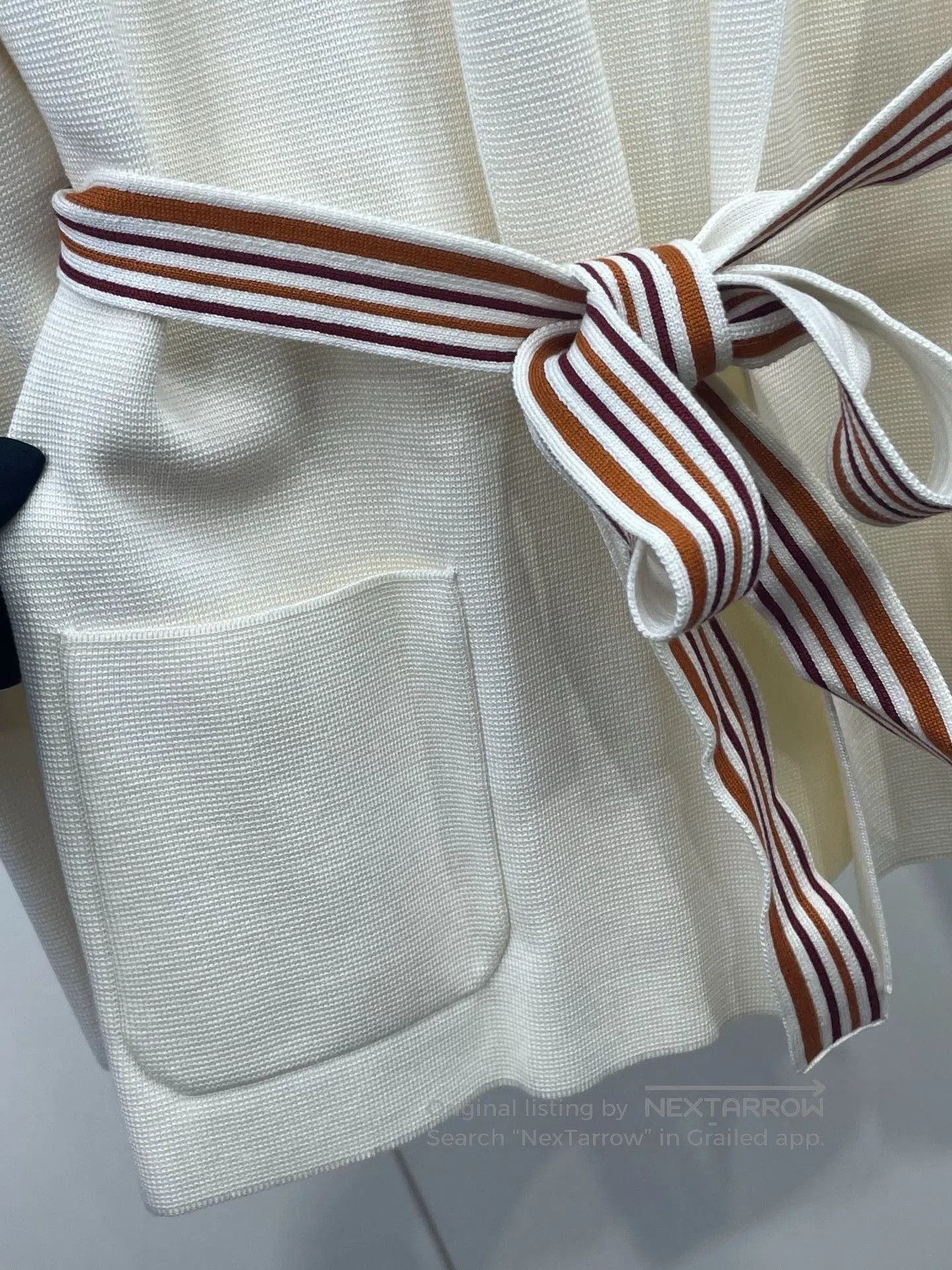 Loro Piana Loropiana Belted Knit Cardigan. Size M / US 6-8 / IT 42-44 - 5 Thumbnail