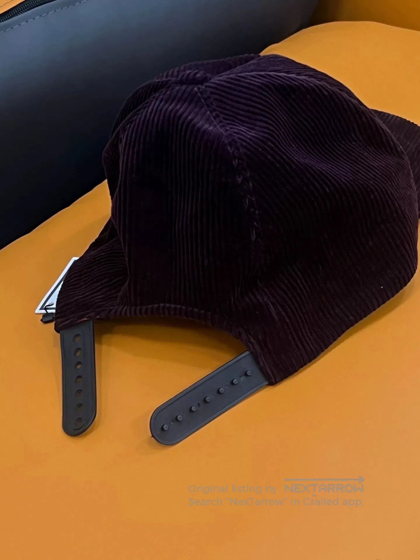 Maison Michel Maison Michel Purple Corduroy Hat. Size ONE SIZE - 5 Thumbnail