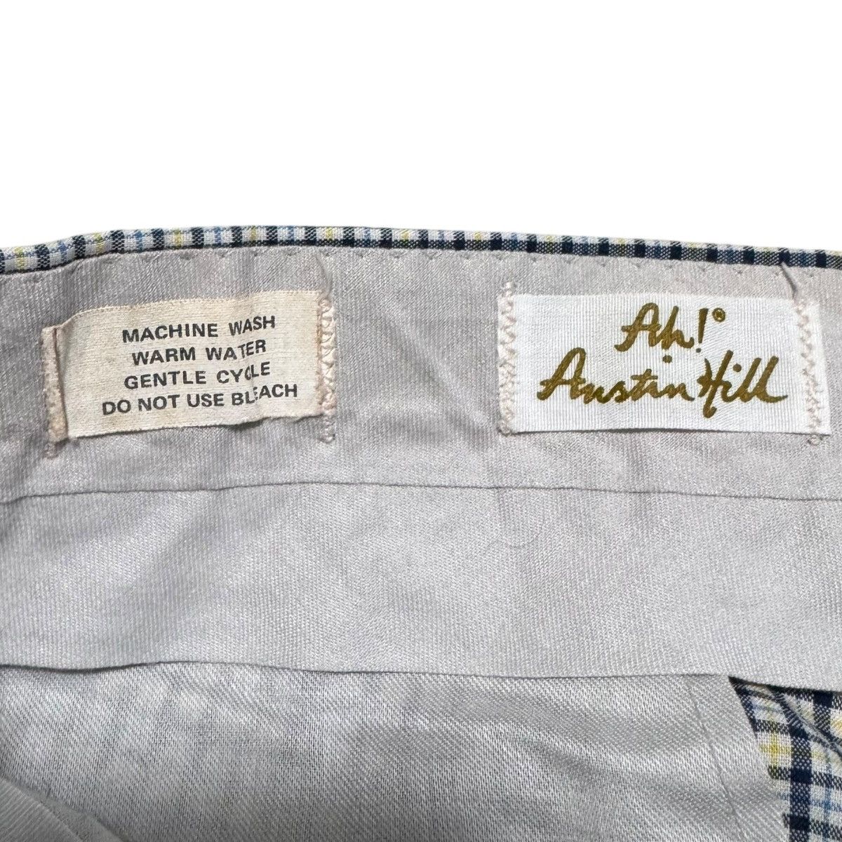 Vintage Vintage Austin Hill Sweetman Clothier Checkered Pants 33x31 Size US 33 - 4 Thumbnail