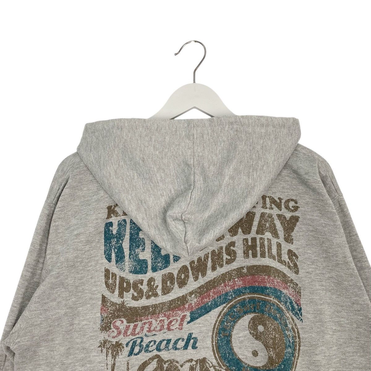 Vintage Vintage T&C Surf Design Hoodie Sweater Grey Pullover Size L Size US L / EU 52-54 / 3 - 4 Thumbnail