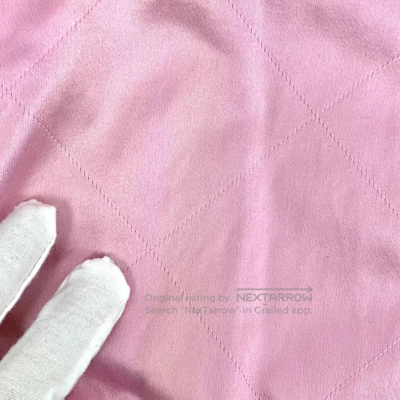 Chanel Chanel 23P pink diamond check cotton round neck single-bre Size XS / US 0-2 / IT 36-38 - 9 Thumbnail