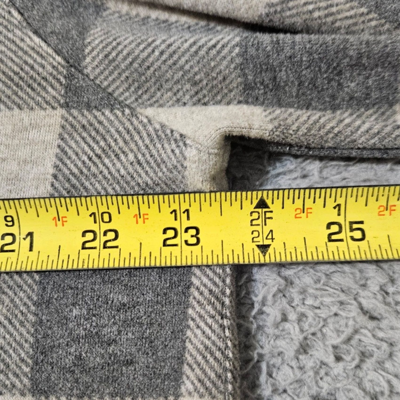 Quince Quince Shirt Mens XL Gray Stretch Sweater Fleece Plaid Soft Comfy Flannel Size US XL / EU 56 / 4 - 8 Thumbnail