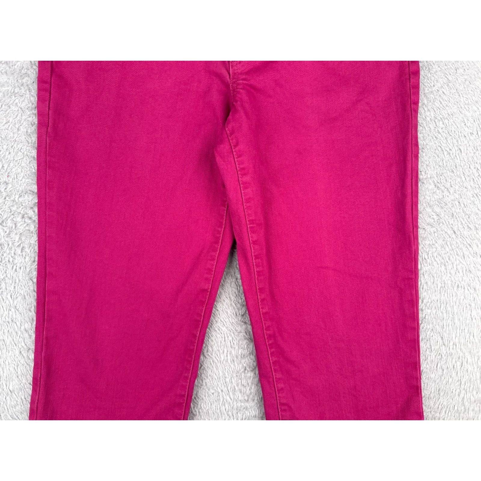 Vintage Jeanstar Jeans Womens Capri Mid Rise Pink Cotton Blend Embroidered 28x20 Denim 5-Pocket Zipper Distressed Button - Vintage: No Size 30" / US 8 / IT 44 - 3 Thumbnail
