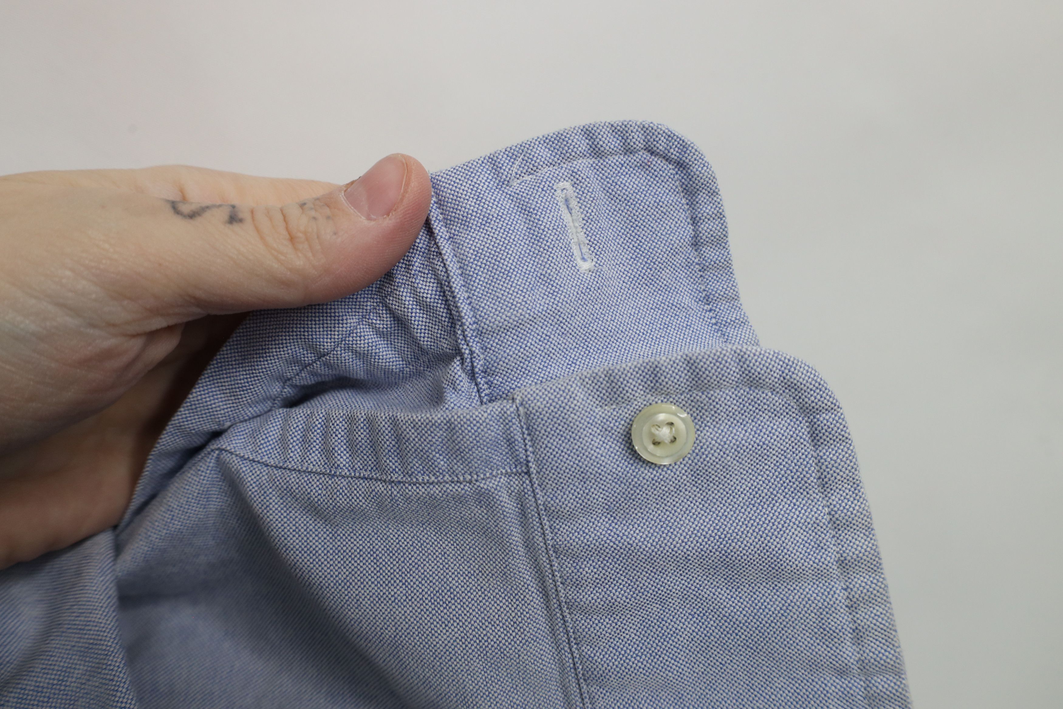Ralph Lauren × Vintage Vintage 90s Ralph Lauren Cotton Oxford Button Down Shirt Size US M / EU 48-50 / 2 - 8 Thumbnail
