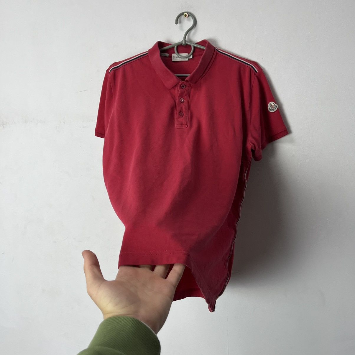 Moncler Moncler Polo T-shirt Size US L / EU 52-54 / 3 - 7 Thumbnail